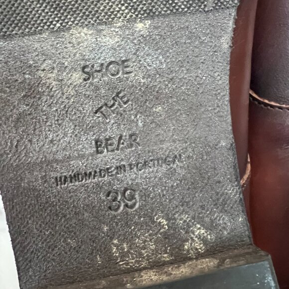Shoe the Bear Brown Leather Flats - 39 - Picture 7 of 7